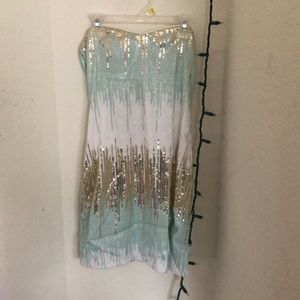 Sequin body con dress